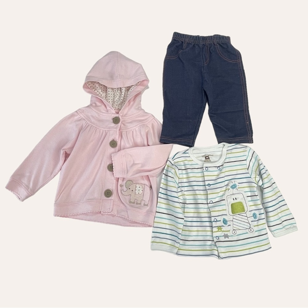 Bundle babies kids 9 months pants and sweater‎